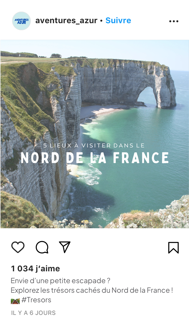 exemple de publication agence de voyage